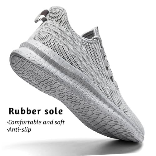 Image of DLWKIPV Running Shoes for Men Casual Slip on Tennis Walking Sneakers Lightweight Breathable Mesh Fashion Gym Athletic Sports Workout Non Slip Trainers