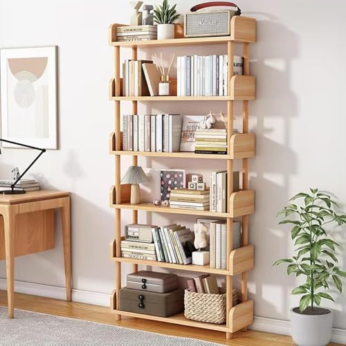 木製オープンシェルフ 6個収納　本棚　ラック 楽天市場】オープンラック 幅60 ハイタイプ 高さ182cm シェルフ 国産