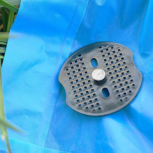 NC 80pcs Garden Steel Anchors Ground Netting Fixing Securing Pegs Staples Pins Landscape Sod Stakes 5mm Thick Ground Pegs (40 Garden Pegs & 40 Buffer Washer)