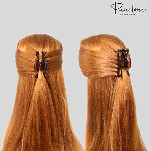 Pinza para cabello Parcelona francesa clásica mediana miniatura 7