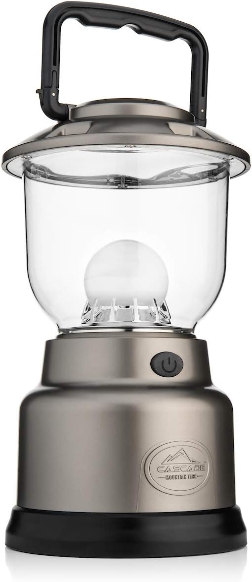 Cascade Mountain Tech IPX4 Water-Resistant LED Lantern with 3 Light Modes