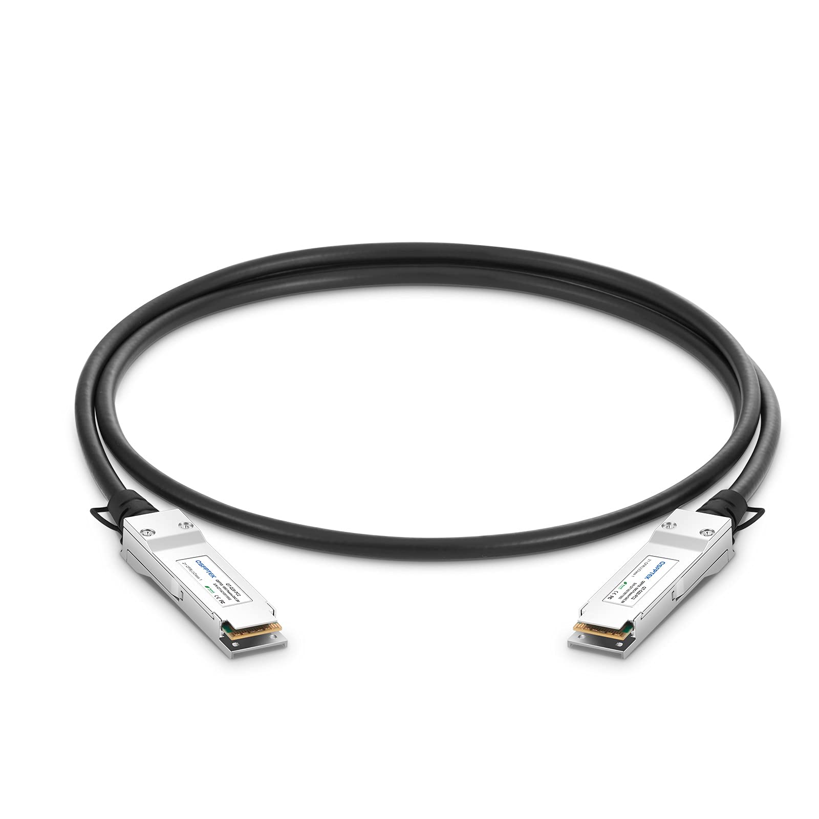100G QSFP28 DAC, 1M (3ft) Passive Direct Attach Copper Twinax Cable Compatible with Cisco QSFP-100G-CU1M-image-22
