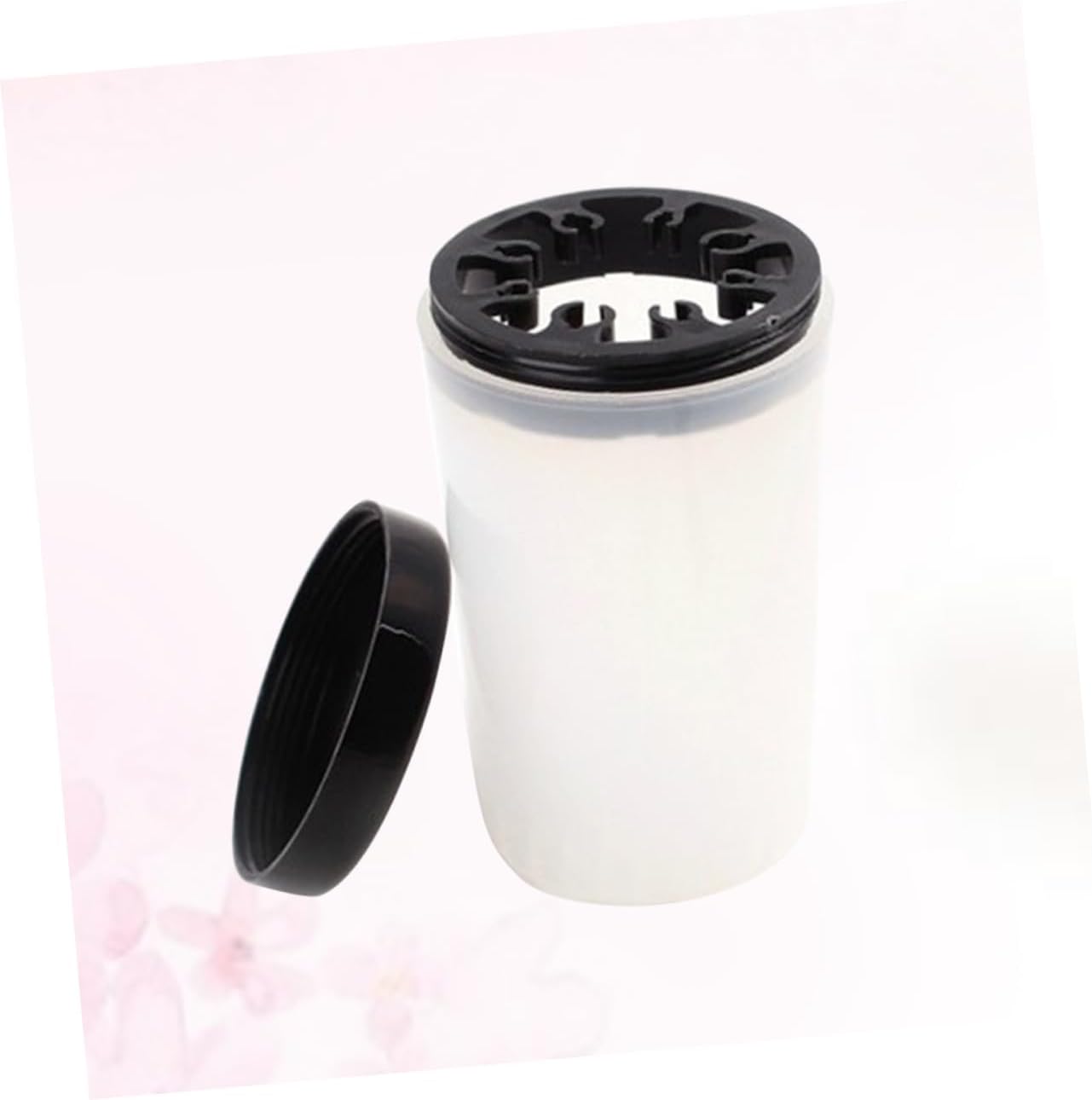 FRCOLOR 3pcs Nail Art Brush Cleaner Cup Pen Wash Cup Pen Holder Crystal Carving Nail Polisher Tool