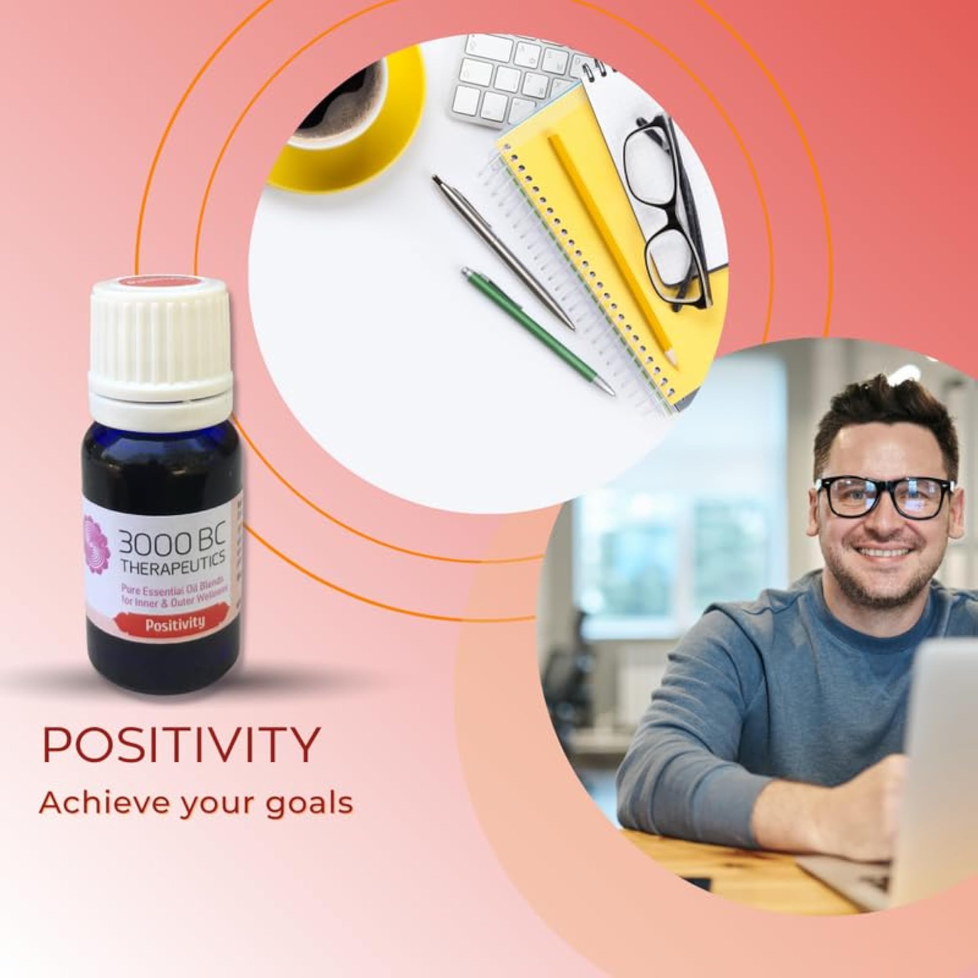 3000 BC Therapeutics Positivity Essential Blend Aromatherapy