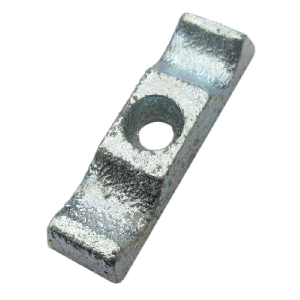 Dzina Turn Button Catch, 50mm (2 Inch), Bright Zinc Plated, Pack of 6
