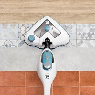 Di4 SteamClean Multi 12 ProMax, Lavapavimenti a Vapore Multifunzione 12 in 1, 1500W, Elimina 99,9% di Virus e Batteri, Scopa Vapore ECO, Steam Cleaner per tutta la casa, Pulitore Vetri, Pulisci Divano