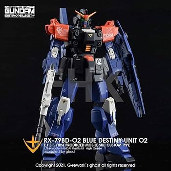 HG ブルーディスティニー　1・2・3号機セット Amazon | HGUC ブルーディスティニー1号機 2号機 3号機用水転写
