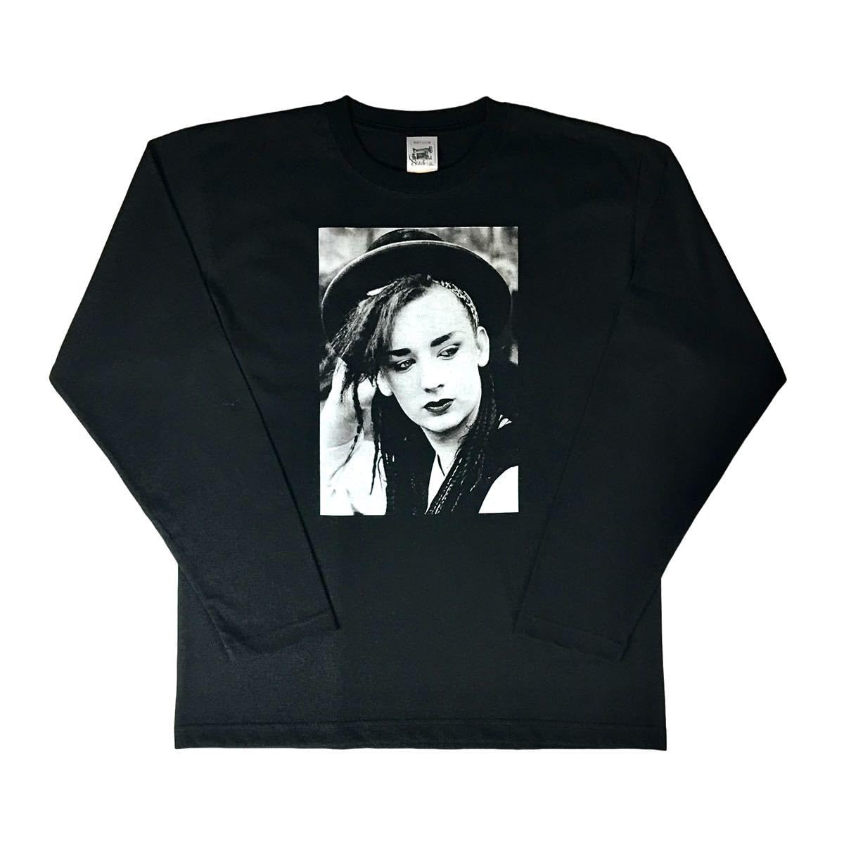 新品 ボーイジョージ ロンT 長袖 黒 Tシャツ XS S M L XL カルチ 新品 ボーイジョージ ロンT 長袖 黒 Tシャツ XS S M L XL カルチ