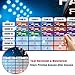 Fantasy Football Draft Board 2025-2026 Season - 5.3 x 3.7 Feet Large Board Kit - Up to 14 Teams 20 Rounds 600+ Player Stickers Include Top Rookies, Blank Lables