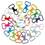 gancho llavero mosqueton COLORIDO: Lanyard llavero con ganchos en superficie lisa con negro, blanco, rojo, rosa, azul, verde, naranja, morado, gris, amarillo, etc. Hay 16 colores, los colores se envían al azar.