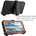 Tekcoo Case for Motorola Moto G Stylus 5G | 2023 Only | XT2315 with [Built-in Screen Protector] Holster Locking Belt Clip [Military Grade 12FT Drop Tested] Full Body Carrying Kickstand Cover [Orange]
