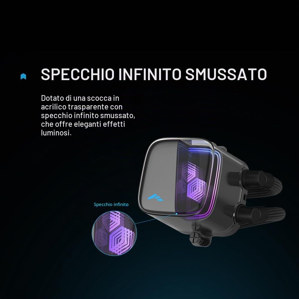 SAMA L70 Dissipatore di calore a liquido per CPU da 360 mm con effetto specchio infinito ARGB, 3 ventole ARGB PWM da 120 mm, a basso rumore, per AMD: AM4 AM5/Intel LGA 1700/1150/1151/1200/1851-Nero