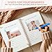 Baby Memory Book for Gender Neutral, Timeless First 3 Years Baby Book, Pregnancy Journal Memory Book for Expecting Moms, Weekly Milestone Baby Book Keepsake, Hardcover with Keepsake Pocket