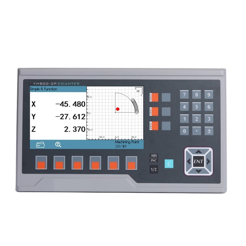 Affichage numérique YH800-2P grand écran LCD DRO et lecture TTL DB9 stable
