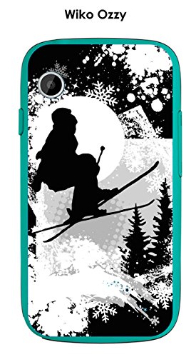 Onozo Coque TPU Gel Souple Wiko Ozzy Design Ski