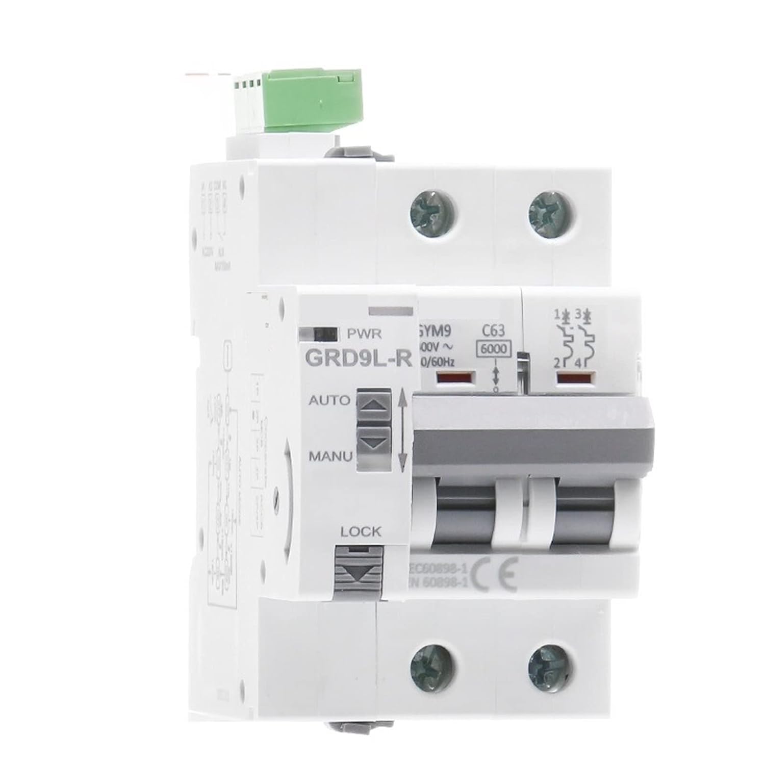 2P MCB disjoncteur automatique contre les coupures de courant GRD9L - 6