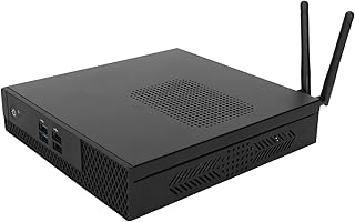 Tosuny Mini PC, Mini Desktop Computer, Celeron J4125 Processor, 8GB RAM, 128GB SSD, 2.4G/5G WIFI, & VGA Ports, 11, with Cooling Fan (UK Plug)