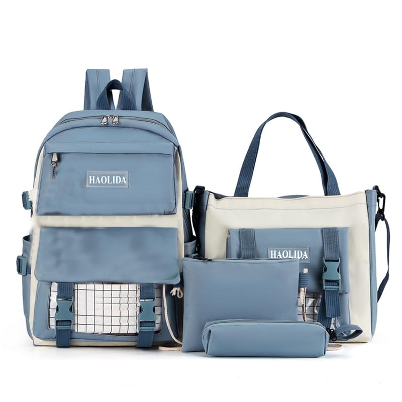 HomeCloud 4Pc Stylish Multifunctional Changing Diaper Bag with Large Capacity, Waterproof Design, Stroller Strap | Printed-image-13