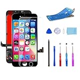 📲【Komplettes Display Ersatz Set】Alle zubehörteile werden geliefert für iphone 7 display reparaturset. Es beinhaltet einen LCD, Touchscreen, ein hochpräzises Werkzeugset.