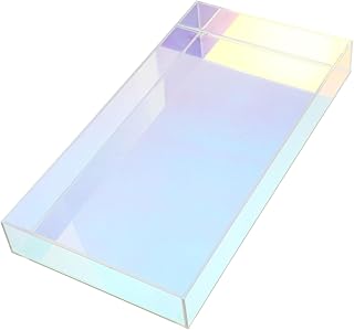 Rechteckiges Acryl Organizer Tablett Transparent Ablagefach Für Schmuck Desktop Aufbewahrung Und Dekoration