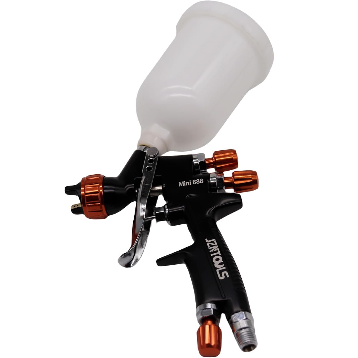 Mini pistola pulverizadora HVLP con taza de 250 cc, herramienta neumática profesional de pintura de aire para reparación de automóviles, kit de pintura con 3 boquillas (0,8/1,0/1,2 mm)