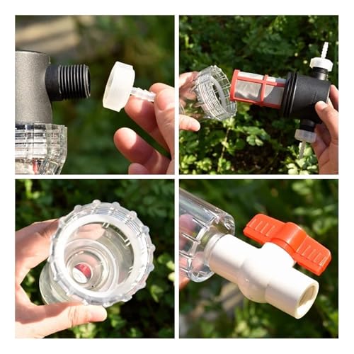 Filtro para bomba de agua con malla 200 Mesh 1/2 pulg miniatura 7
