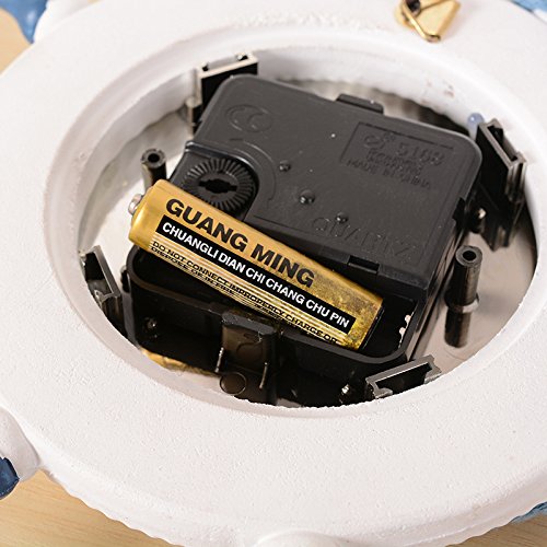 Sangda Wall Clock,Nautical Clocks Beach Wheel Wall Clock Decoration Maritime Decorative Time Clock Sailboat Steering Wheel Helm Decoration Nautical Boat Ship Wheel Wall Decor(Color Random) #TOP1