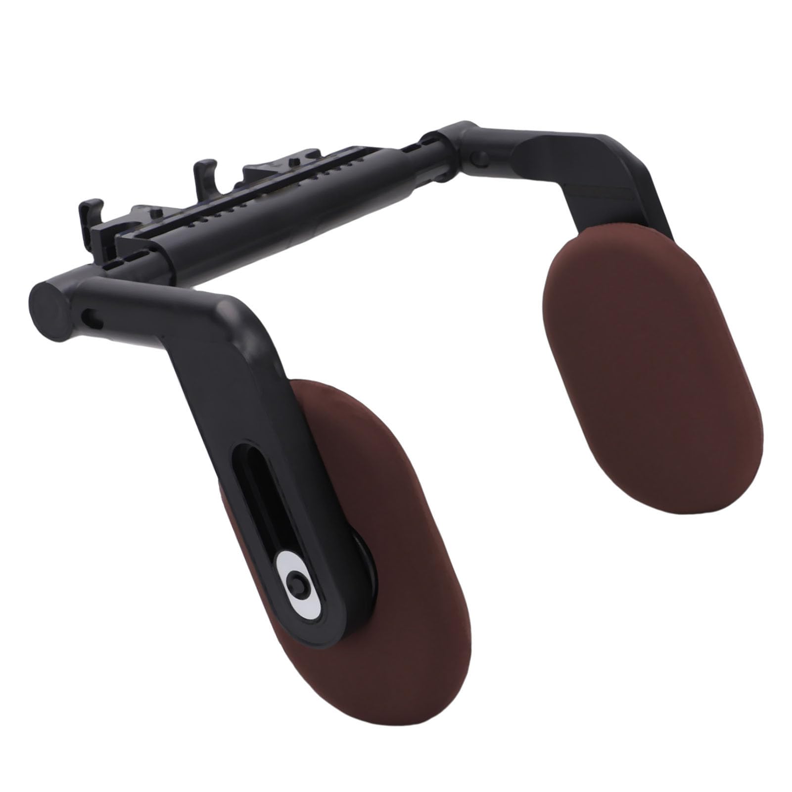 Cuscino Poggiatesta per Auto, Cuscino per Collo in Memory Foam con Supporto a 3 Punti, Viaggio Regolabile con Tessuto di Seta Ghiacciata Rinfrescante, Ideale per Veicoli con Sedili con Asta