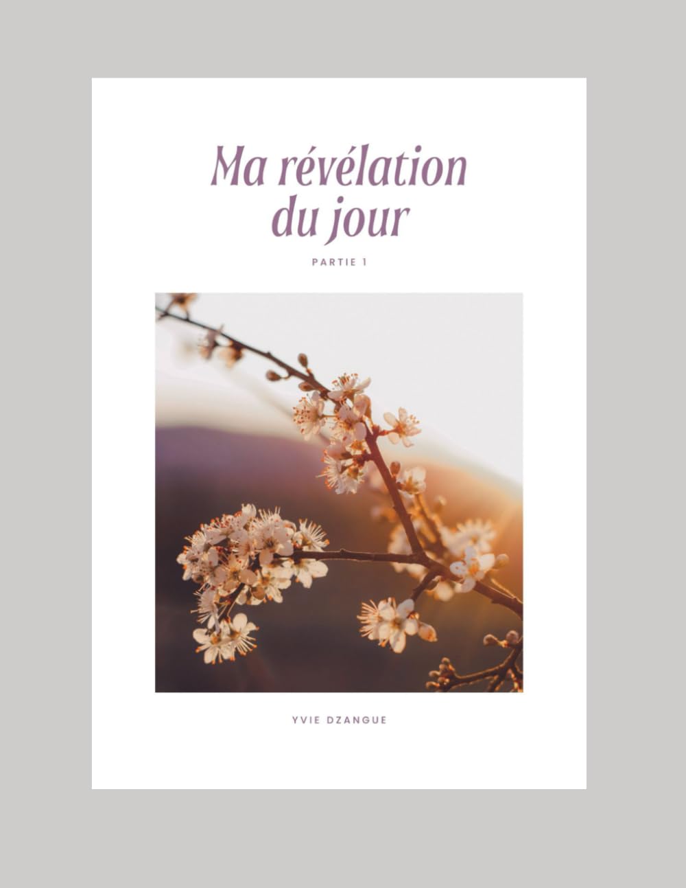 Ma révélation du jour: Partie 1