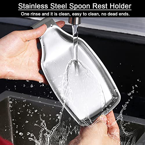 N/A Appoggia Cucchiaio in Acciaio Inossidabile