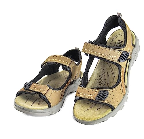 Zerimar Sandali Estivi Uomo | Sandali Uomo Pelle |...