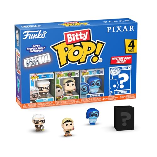 Funko Bitty Pop! Pixar - Carl, Bitty Pop! Russell (días cavados),...