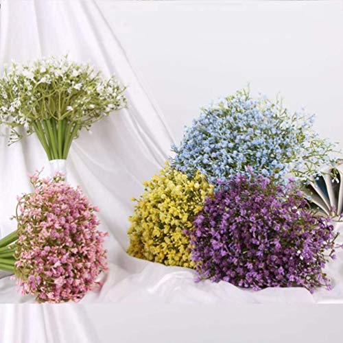 Gypsophile de fausses fleurs blanches bouquets durables haute qualité - 6