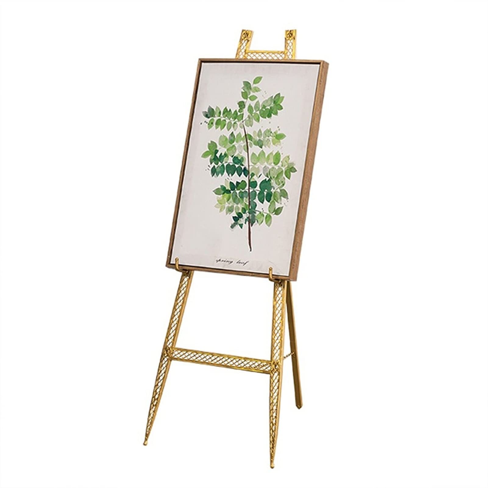 HADECOLL Portable Adjustable Metal Stand,Living Room Decorative Painting Display Easel,Clothing Shops Promotional Tripod For Wedding Photo Posters,Size_Name-150 Cm