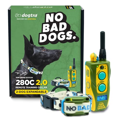 Image of Dogtra E-Collar Tom Davis 280C 2.0 [2025 Edition], Boost & Lock, Waterproof, 1 /2-Mile Range Dog Training Collar with Remote, Rechargeable, 127 Levels, Vibration, Bungee, No Bad Dogs Trainers