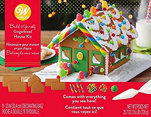 Wilton Unassembled Gingerbread House Kit, Petite