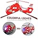 Toddmomy Elektrischer Hubschrauber mit Musik und Licht Kinderfreundliches Design für Jungen und Sicher und Langlebig aus Hochwertigem für Kreative Spielstunden
