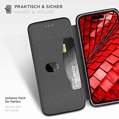 Étui iPhone 14 Pro à rabat avec support vidéo et compartiment carte - 4