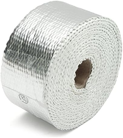 New 5M Silver High Heat Insulation Fiberglass Wrap Exhaust Header Pipe Tape