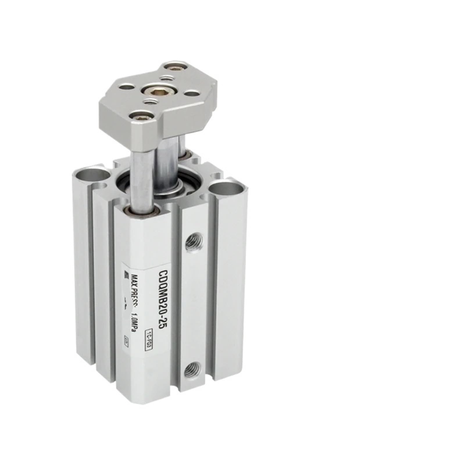 Cylindre compact CQMB40 pour résoudre les torsions de tige pneumatique