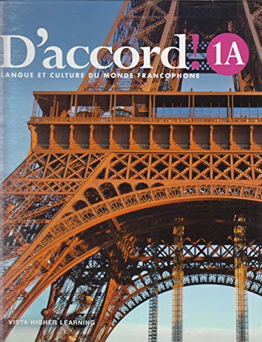 D'accord! ©2019 Level 1A: Langue Et Culture Du ... 1680057405 Book Cover