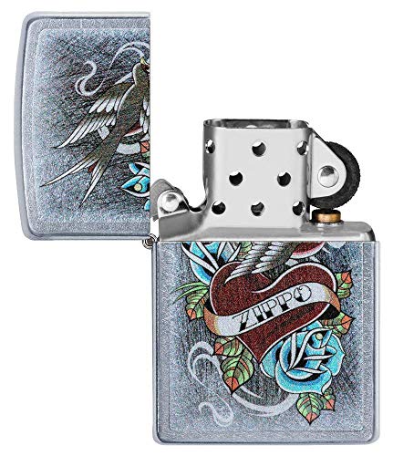 Zippo Vintage Tattoo Street Chrome Encendedor miniatura 4