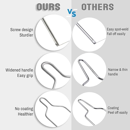 Miniatura 6 de Cortador de queso y cortador de queso de acero inoxidable con alambre  Cortador de queso para rebanar queso en bloque y mantequilla