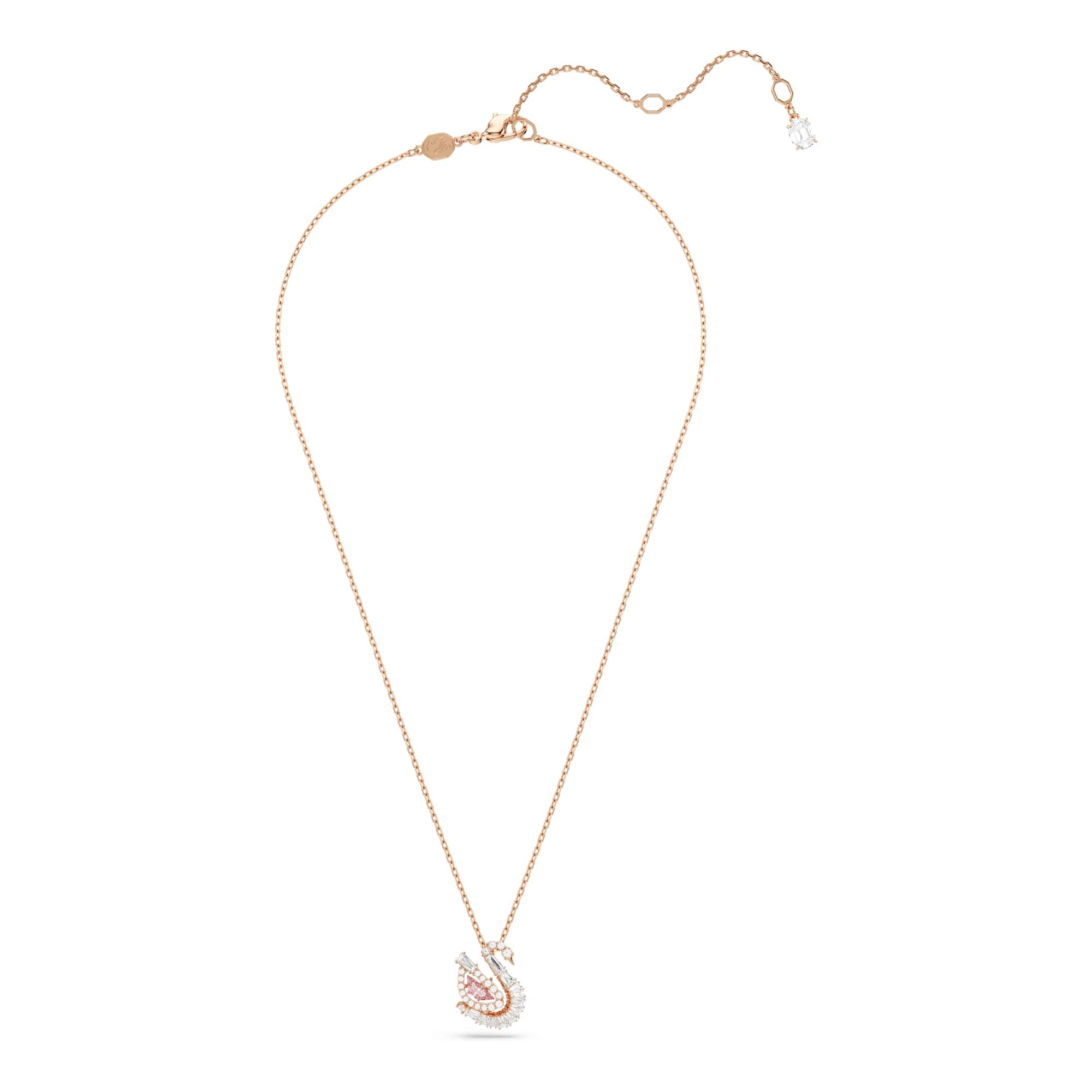 Swarovski Schwan-Anhänger 5732414 rosa Schwan
