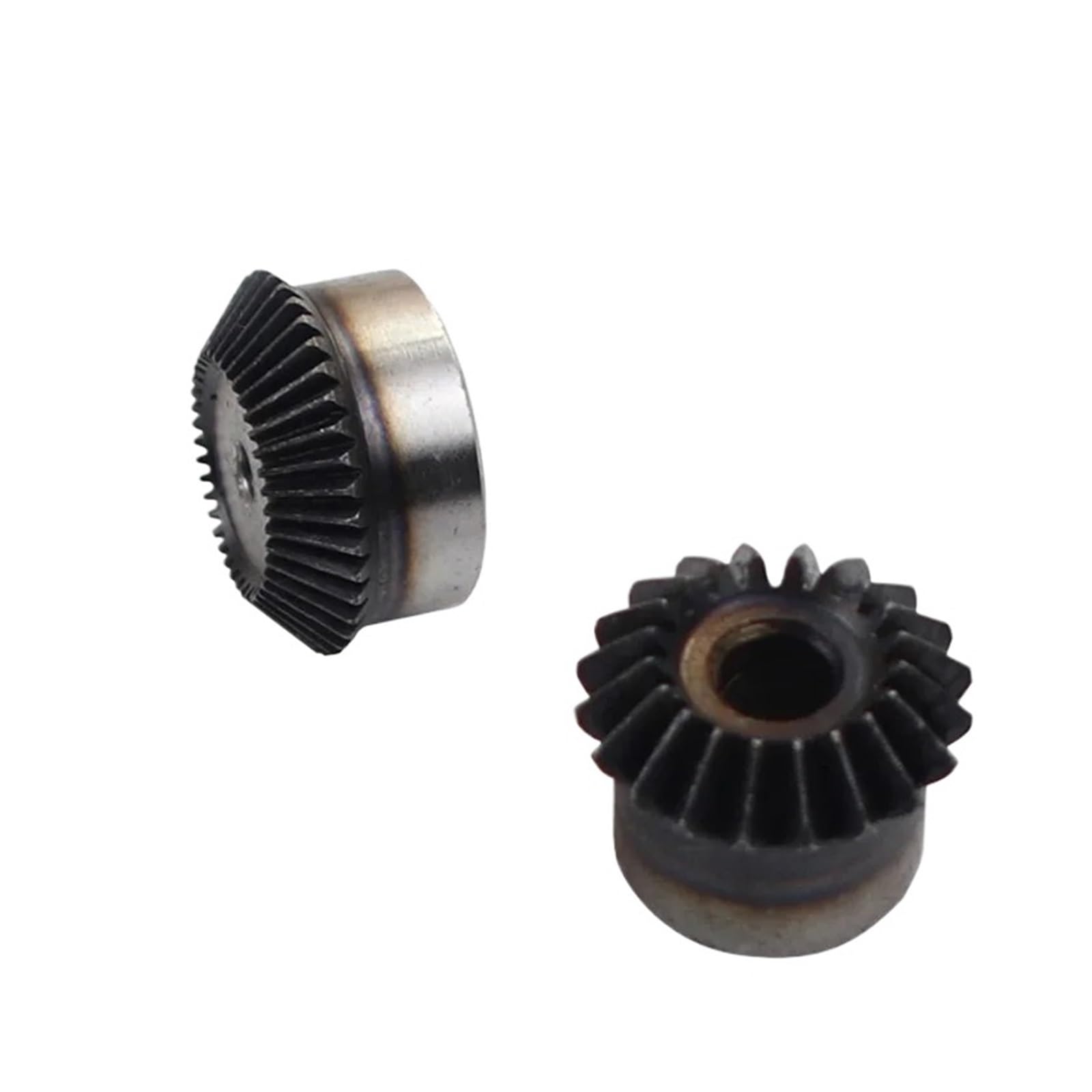 Piñón cónico con orificio, Engranajes cónicos helicoidales industriales transmisión de 90 grados 1:1 módulo 1 15-40 dientes diámetro 6 mm(18Teeth)