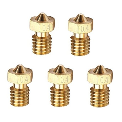 Mercurry M6 3D 0.4mm Extruder Brass Nozzle Print Head for 1.75mm J-head/ ABS PLA 3D Printer