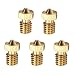 Mercurry M6 3D 0.4mm Extruder Brass Nozzle Print Head for 1.75mm J-head/ ABS PLA 3D Printer