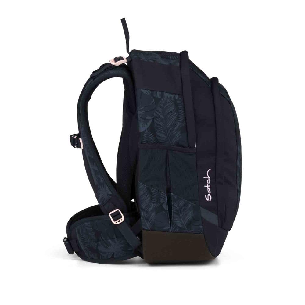 Satch Schulrucksack Set 2tlg. inkl. Schlamperbox (Midnight Jungle)