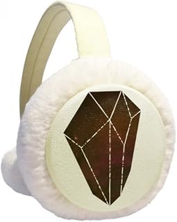 Crystal Universe Star Sky Fantasy Winter Ear Warmer Cable Knit Furry Fleece Earmuff Outdoor
