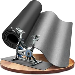 LILENO SPORTS Bodenschutzmatte Fitnessgerät 60x180 cm | 8 mm starke Fitnessgeräte Unterlage | Sportmatte und Fitnessmatte rutschfest | Ideal Schalldämmend für Crosstrainer, Laufband oder Home Gym